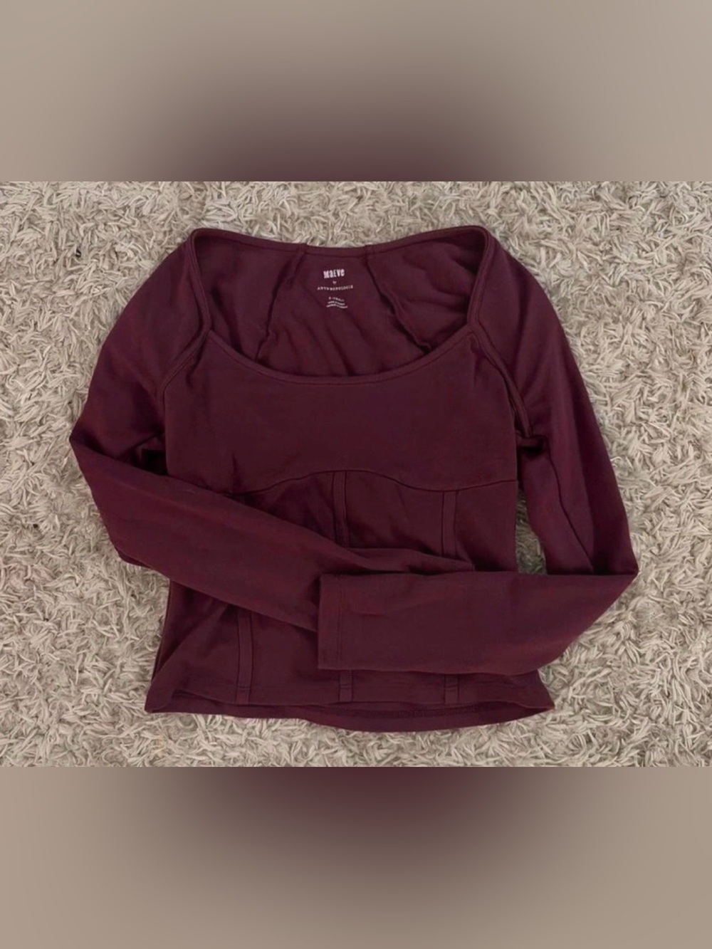 Anthropologie- Maeve Ponte Corset Top XS - Picture 2 of 2